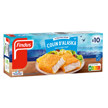 Findus Panés De Colin Findus, X10 Soit 510g