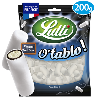 Image de Bonbons O'Tablo au réglisse LUTTI - Sachet de