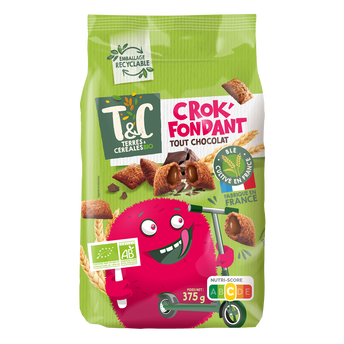 Image de Céréales tout chocolat bio Crok'fondant TERRES ET
