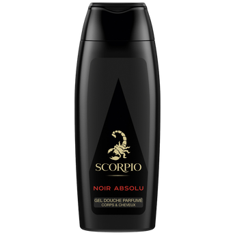 Image de Gel douche Noir Absolu SCORPIO, flacon de