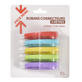 Image de Ruban correcteur 5 mètres x5 - PRIX