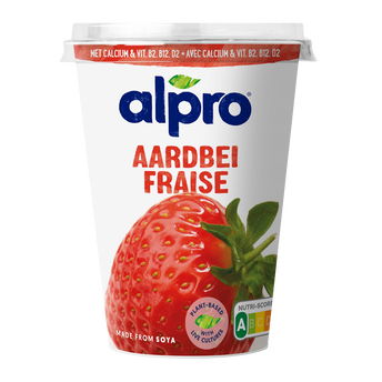 Image de Dessert végétal Soja fraise ALPRO