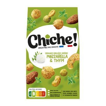 Image de Graines grillées apéro mozzarella & thym CHICHE, sachet