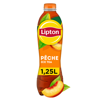 Image de Boisson au thé à la pêche LIPTON ICE TEA, Bouteille