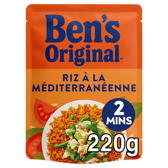 Image de Riz micro-ondable cuisiné à la Méditerranéenne 2min BEN'S ORIGINAL