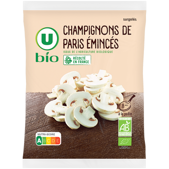 Image de U BIO
Champignons de Paris émincés surgelés