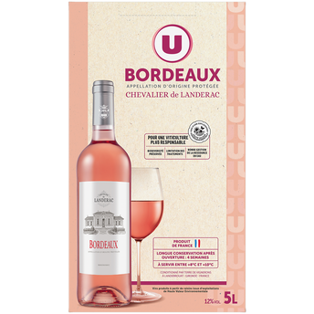 Image de U
Vin rosé AOP Bordeaux La Grande Lice fontaine à vin
