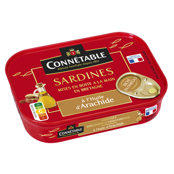 Image de Sardines à l'huile d'arachide CONNETABLE