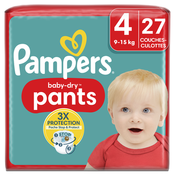 Image de Pampers Baby Dry Pants Couches Culottes CP T4