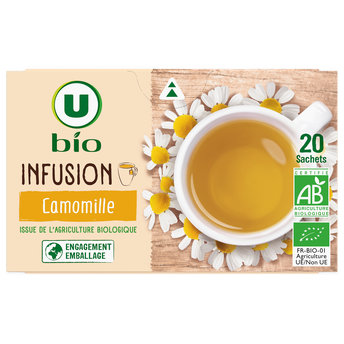 Image de U BIO
Infusion Bio Camomille U BIO - 20 sachets
