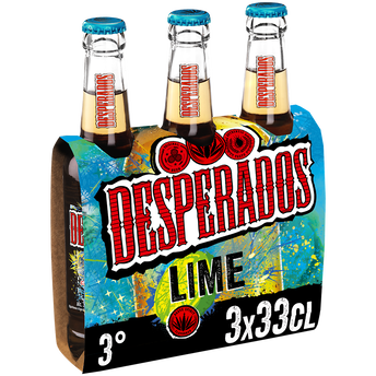 Image de Bière arômatisée téquila Lime DESPERADOS, 3°