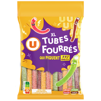 Image de U
Bonbons Tubes fourrés qui piquent XL