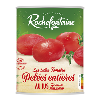 Image de Tomates entières pelées ROCHEFONTAINE boîte 1/2