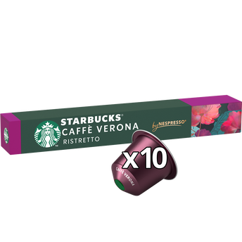 Image de Café capsules STARBUCKS CAFFE VERONA RISTRETTO N°10 - compatible NESPRESSO