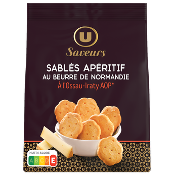 Image de U SAVEURS
Sablés apéritif Ossau Iraty AOP