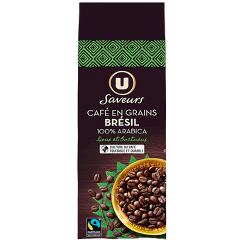 Image de U SAVEURS
Café en grains BRESIL
