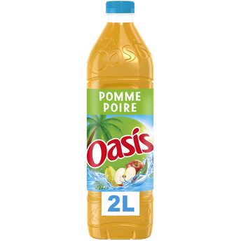 Image de Boisson aux fruits pomme poire OASIS - la bouteille de