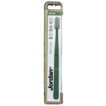 Image de Brosse à dents adulte green clean medium JORDAN