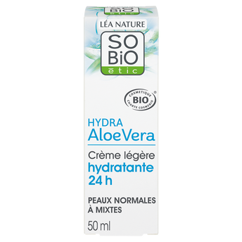 Image de Crème jour hydratante aloé vera bio SO'BIO ETIC tube