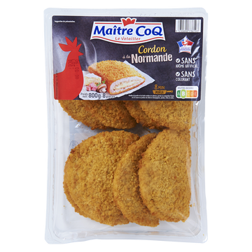 Maître Coq Cordon Bleu Poulet À La Normande, Maitre Coq, Barquette 800g