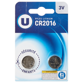 Image de U
Pile Mini CR2016 - 2