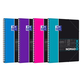 Image de Grand cahier OXFORD Etudiant Nomadbook, 24x31cm, 160