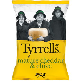 Image de Chips saveur cheddar TYRRELL'S, paquet de