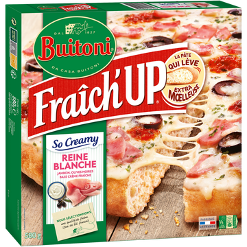Buitoni Pizza Fraîch'up So Creamy Reine Blanche Buitoni, 580g