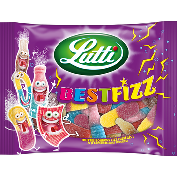 Lutti Bonbons Gélifiés Best-fizz Lutti, Sachet De 350g