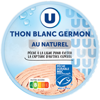 Image de U
Thon blanc au naturel  boite de
