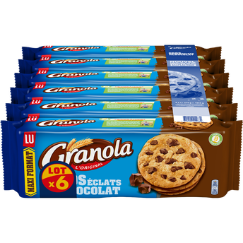 Image de Cookie extra chocolat GRANOLA maxi format 6x276g 1,656
