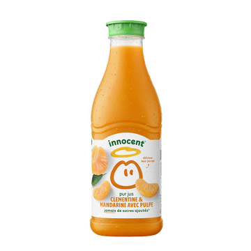 Innocent Pur Jus Réfrigéré Mandarine Et Clémentine Pulpé Innocent, Bouteille De900ml