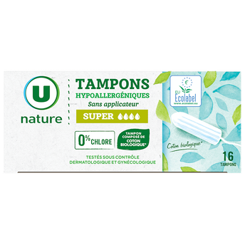 Image de U NATURE
Tampons super