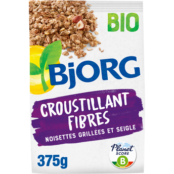 Image de Céréales le croustillant fibres noisettes grillées seigle bio