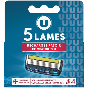 Image de U
Recharge rasoir homme 5 lames