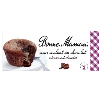 Image de Dessert Coeur coulant chocolat BONNE MAMAN   -  2 pots de