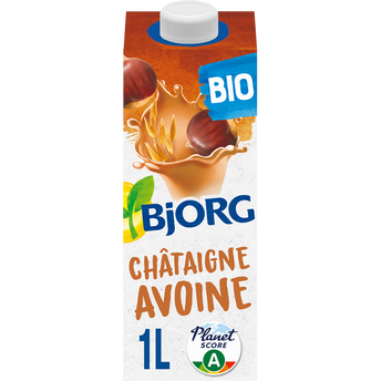Image de Boisson végétale chataigne avoine bio BJORG, brique