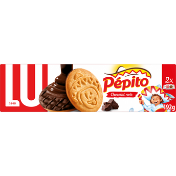 Image de Biscuits chocolat noir Lu PEPITO