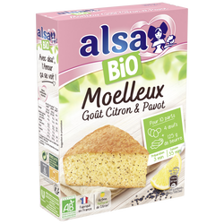 Moelleux Au Citron Pavot Bio Alsa 375g Super U Hyper U U Express
