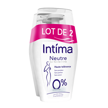 Intima Gel Hygiène Intime Neutre Intima, 2x200ml