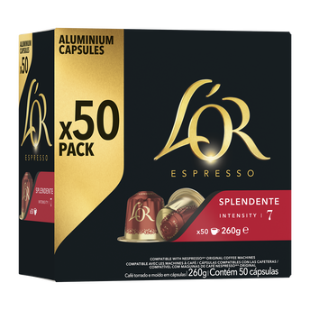 Image de Café capsules L'OR ESPRESSO Splendente N°7 - Compatible NESPRESSO