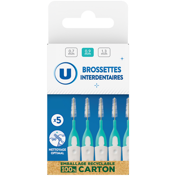 Image de U
Brossette interdentaire 0,9mm