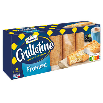 Image de Grillettine froment brioche PASQUIER paquet