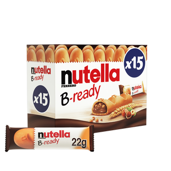 Image de Biscuits croustillants fourrés au NUTELLA B-READY