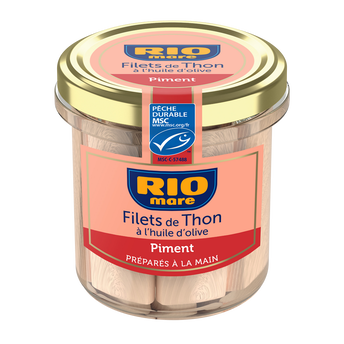 Image de Filets de thon MSC à l'huile d'olive et Piment RIO MARE
