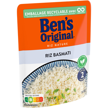 Ben's Original Riz Micro Ondable Basmati 2mn Ben's Original - 250g