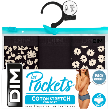 Boxer femme coton outlet dim