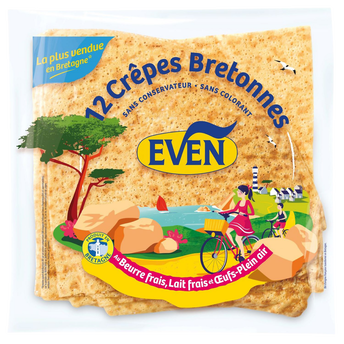 Image de Crêpes bretonnes EVEN - x12 Le paquet de