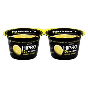 Image de Yaourt citron protéiné 0%mg HIPRO