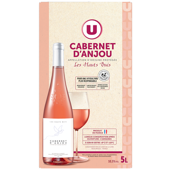 Image de U
Vin rosé AOP Cabernet d'Anjou Les Hauts Buis